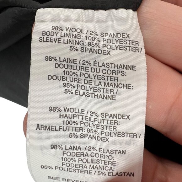 J.Crew Wool Blend Blazer Jacket Gray Single Button Size 6 - Picture 14 of 16